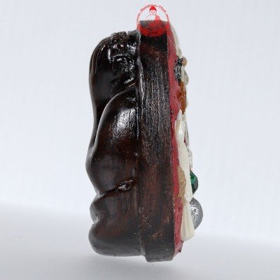 掩面佛（必達）龙婆宏（佛历2556）金符管，象牙﻿洒力卡（富裕鸟），头发