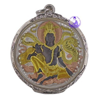 108 Monks Blessed Luang Nui 2549 JTK KohSetThee 1st Batch 18K Gold Plated S/n:177