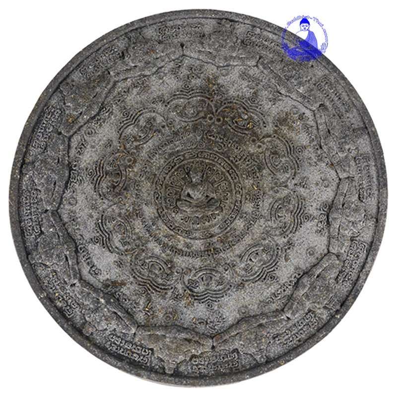 Ajahn KhunPan Jatukam Phra Udomchoke & RaHu 2547 Buddha Version 7cm Black