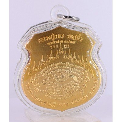 Made 227 LP Nen Locket with Talisman 2553 Wat Ban Kases Toong Setti