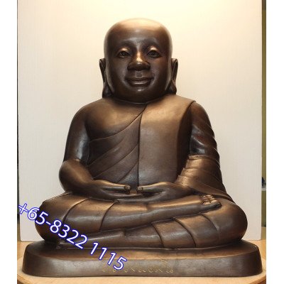 Made 499 S/n:46 LP Ngern Statue Height 41cm 2553 Wat Bang Klan