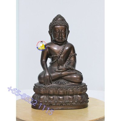 打造999尊，龙婆Kasem佛历2536药师佛金身高38cm，60岁生日2536