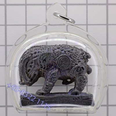 头帮野猪，龙莆伽隆加持，佛历2549编号：2885混合千年金属 Wat KhaoLam