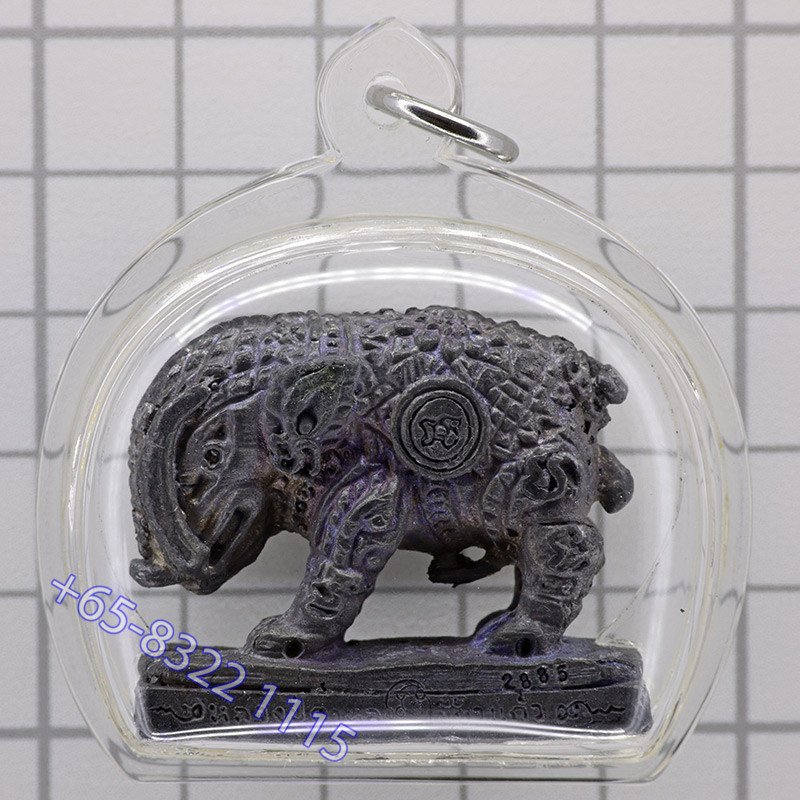 头帮野猪，龙莆伽隆加持，佛历2549编号：2885混合千年金属 Wat KhaoLam