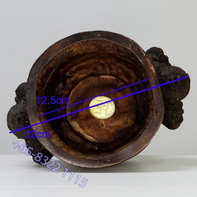 Phra RaHu Incense Censer 2551 Wat PiKulThong ID: 12.5 cm