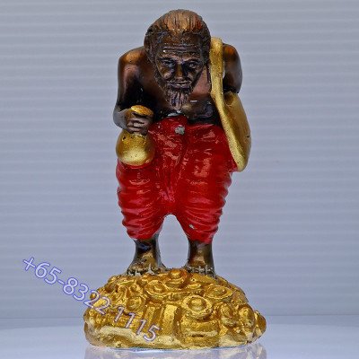 Ajahn Plian 2557 HoonPaYong Statue 9.5cm Wat Khao Aor