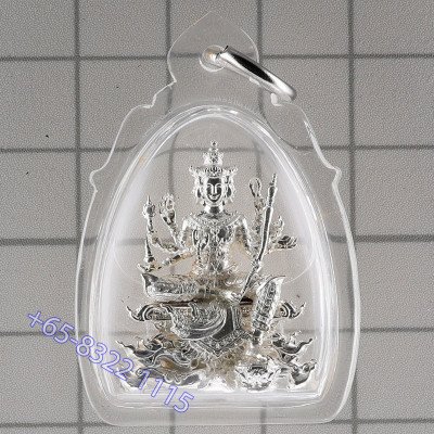 LP Noppawan Wat Senanimit 2568 Phra Prom Silver Plated 2.8cm