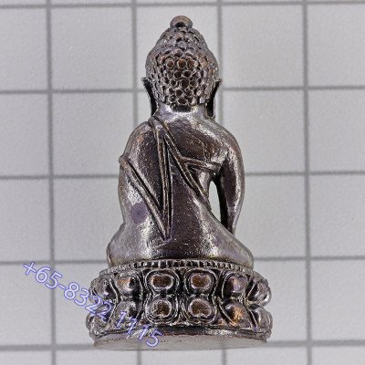 Famous Monks Blessed for LP Hong 100 days 2557 Phra Kring Brass 3.9cm