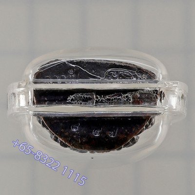 Famous Monks Blessed for LP Hong 100 days 2557 Phra Kring Brass 3.9cm