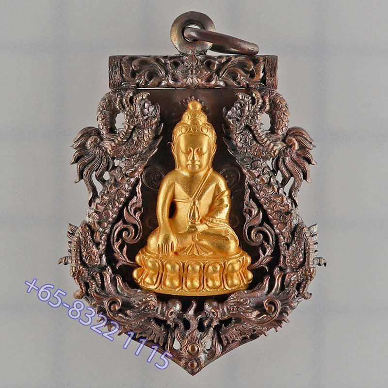 Made 59 S/n:19 Nawa14 grams Real Gold Phra Kring Roy-pi Wat BoWon 2554, Real Gold Takrut