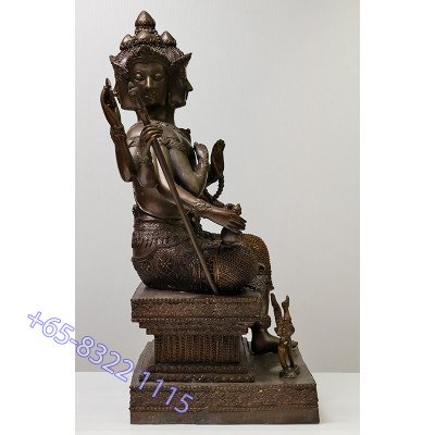 Wat Phikun Thong 2565 PhraProm Brass Statue 49cm