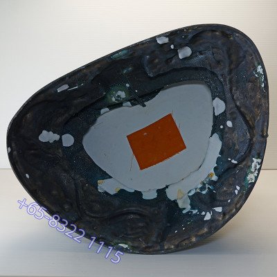 编号：115龙婆同，贴金善咖财9寸腿铜像，佛历2562，高35cm