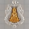 Made 29 S/n:19 Real Gold Phra Kring 25 grams Silver LongYa 2554 Wat BoWon