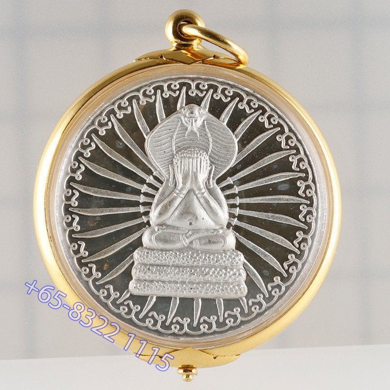 90% Gold Casing Silver S/n:323 Ajahn KhunPan Phra Pidta 2546 MuaMungKao