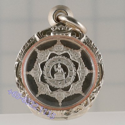 编号:665 阿赞坤潘 2545 加度康天神 银 2.1cm 作 999 尊