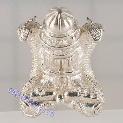 Silver 22g 108 Monks Blessed Luang Nui 2549 KohSetThee 1st Batch Phra Pidta PanPaKan S/n:122
