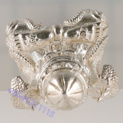 Silver 22g 108 Monks Blessed Luang Nui 2549 KohSetThee 1st Batch Phra Pidta PanPaKan S/n:122