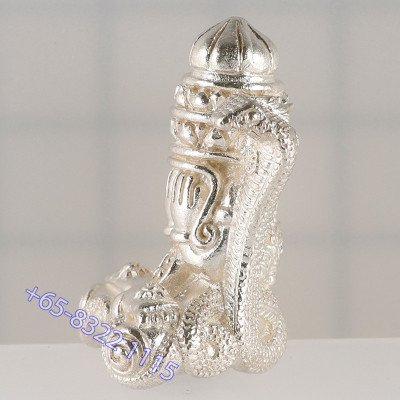 Silver 22g 108 Monks Blessed Luang Nui 2549 KohSetThee 1st Batch Phra Pidta PanPaKan S/n:122