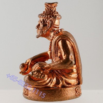 龙婆宏佛历2554加持，帕鲁士小金身红铜3cm，Wat SuSanTungMon