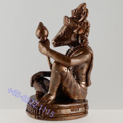 龙莆宏 佛历2552 鲁士 Kalai Yakot, 三宝铜 3cm Wat SuSan Thung Mon