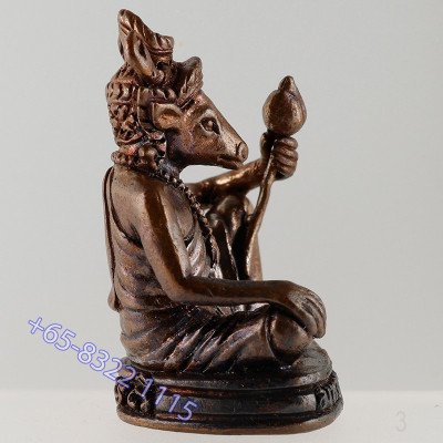 龙莆宏 佛历2552 鲁士 Kalai Yakot, 三宝铜 3cm Wat SuSan Thung Mon