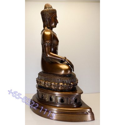 编号:81,龙婆宏,佛历2543 SaoHa, Phra PetSurin 9寸腿金身,高 42cm