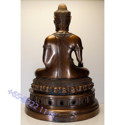 编号:81,龙婆宏,佛历2543 SaoHa, Phra PetSurin 9寸腿金身,高 42cm