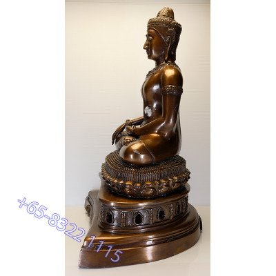 编号:81,龙婆宏,佛历2543 SaoHa, Phra PetSurin 9寸腿金身,高 42cm