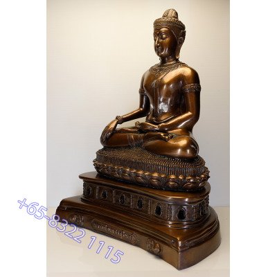编号:81,龙婆宏,佛历2543 SaoHa, Phra PetSurin 9寸腿金身,高 42cm