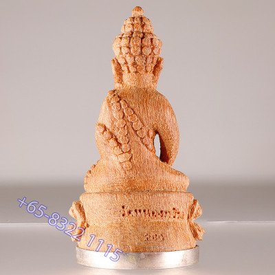 做279尊，编号：260，龙婆沙空佛历2552加持，药师佛，木银底子5cm，意大利金壳