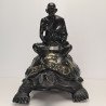 龙婆刘,招財龟7寸底金身,龙婆SaiChon加持,佛历2556,高28cm
