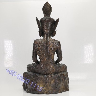 Made 999, LP Kalong 2551 Phra Lersi SerMing Prai Statue Height 26cm, Wat KhaoLam