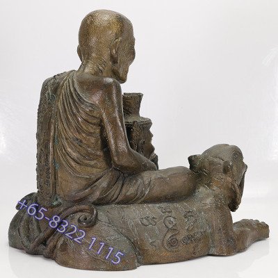 作1999尊,编号:1395第一期,龙莆伽隆座虎金身,佛历2550,Wat Khao Laem