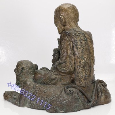 作1999尊,编号:1395第一期,龙莆伽隆座虎金身,佛历2550,Wat Khao Laem