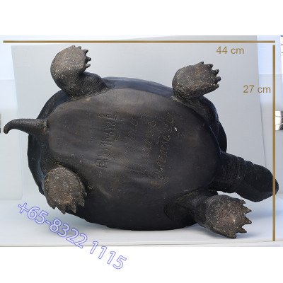 龙婆刘 瓦莱唐通 佛历2538 招财 龟 金身 35cm