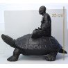 LP Liew Wat RaiTangThong B.E.2538 Wealth Tortoise Statue 35cm