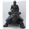 LP Liew Wat RaiTangThong B.E.2538 Wealth Tortoise Statue 35cm