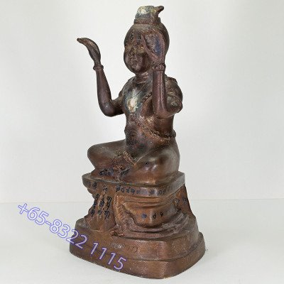 龙莆炎加持,佛历2536,古曼童金身,骨头,手写护身符 LP Yeam Wat SamNgam