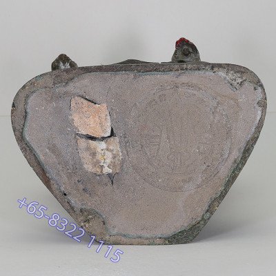 LP Yam 2536 KuManThong Statue Wat SamNgam, Bones, Handwritten Talisman