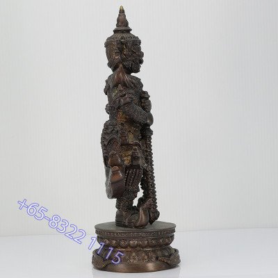 Ajahn Plian Wat Khao Aor B.E. 2563 Thao Wessuwan Statue 23cm S/n: 58