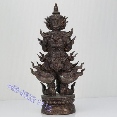 Ajahn Plian Wat Khao Aor B.E. 2563 Thao Wessuwan Statue 23cm S/n: 58