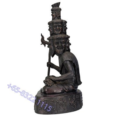 1st Batch LP ThongDam 9 Face Phra Lersi Statue 30cm B.E.2553, S/n:248 Made 399pcs
