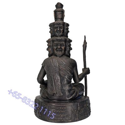 第一批 龙莆 ThongDam 9 脸 Phra 隐士 金身 30cm 佛历2553, 编号:248 作 399尊