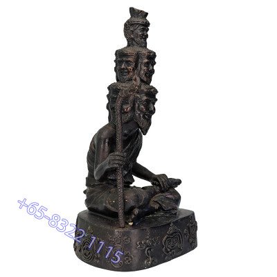 第一批 龙莆 ThongDam 9 脸 Phra 隐士 金身 30cm 佛历2553, 编号:248 作 399尊