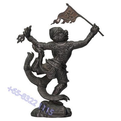 龙莆 Phian Wat Kroen Kathin 佛历2559 哈努曼 金身 高 23cm