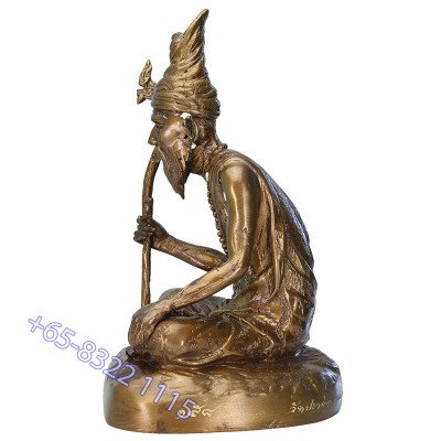 LP Sawai B.E.2548 Phra Lersi TaFai Statue 20cm S/n:158