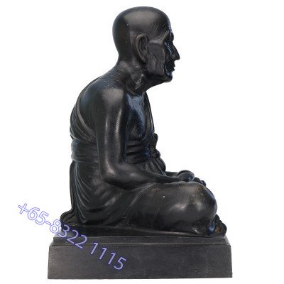 9 著名 僧侣 加持 Wat SamPhao Choei 佛历2552 龙莆托 金身 17cm