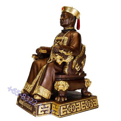 S/n:18 Ajahn Subin ErGerFong Statue 2nd Batch B.E.2560 Gold Pasted Made 399pcs
